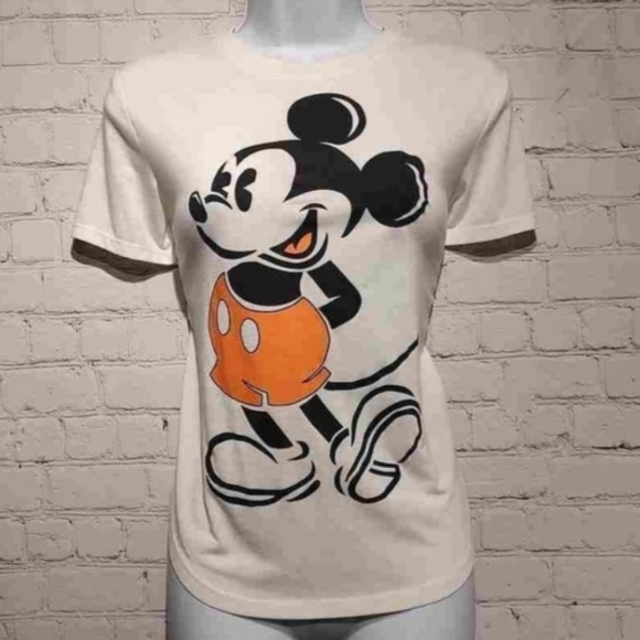 Disney Mickey Mouse "no bad days" Soft Graphic T-shirt Size Medium M Casual EUC - Picture 1 of 7
